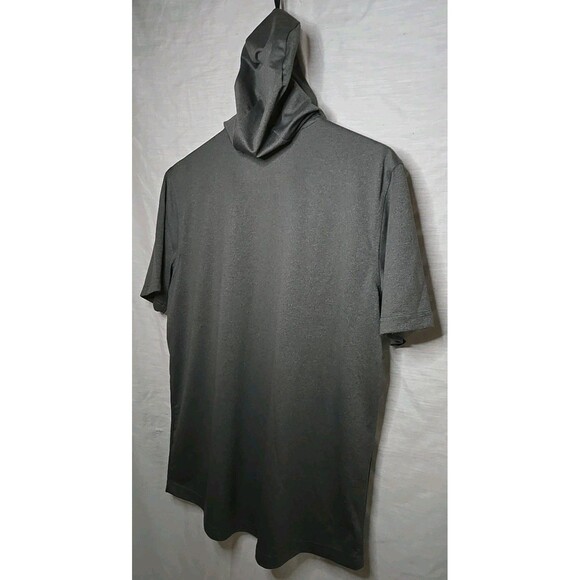 Russell Training Fit Dri-Power 360 Short-Sleeve Hoodie Men’s M Gray Activewear - Picture 6 of 8